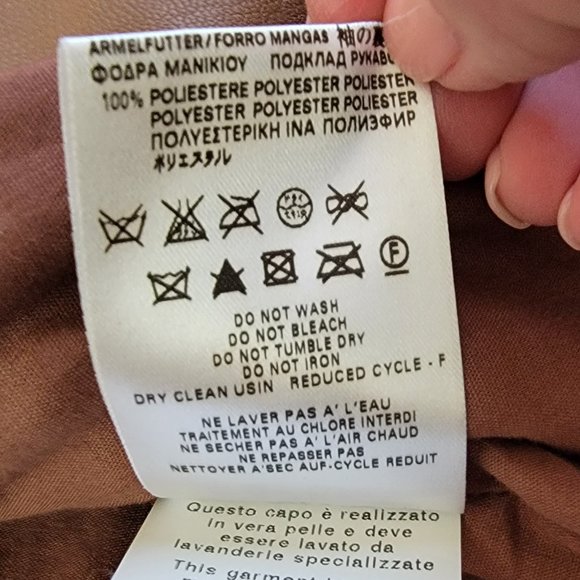 See by Chloe Caramel Color Leather Jacket/Coat-NWOT - Picture 8 of 13